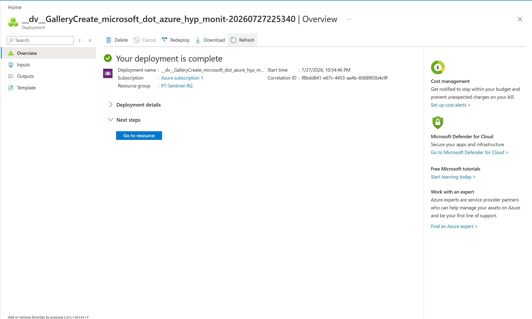 Azure Monitor Agent Installed
