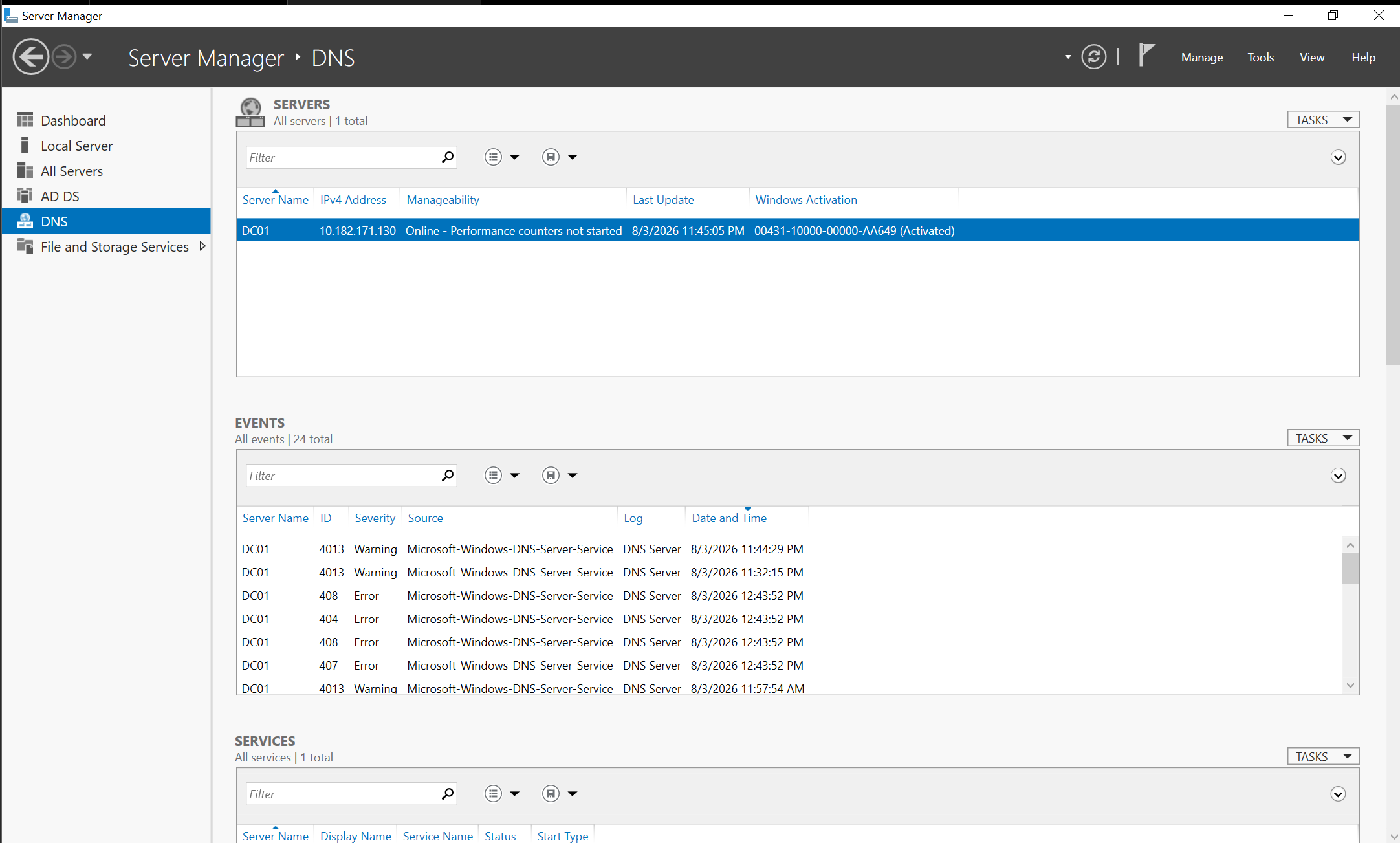 DNS Manager
